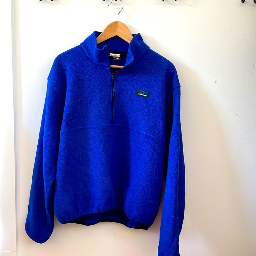 L l bean quarter zip